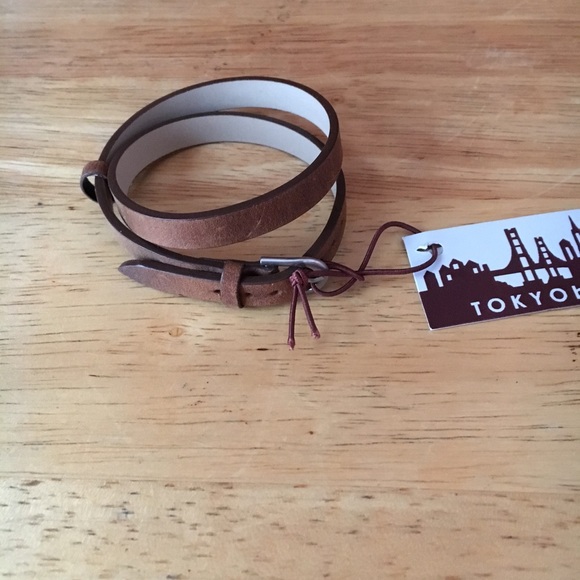 Tokyo Bay Leather Wrap Bracelet - Picture 4 of 8